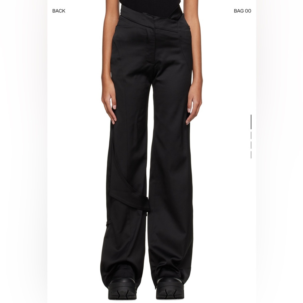 Heliot Emil black fluid trousers
